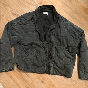 Together Quilted Charcoal Jacket